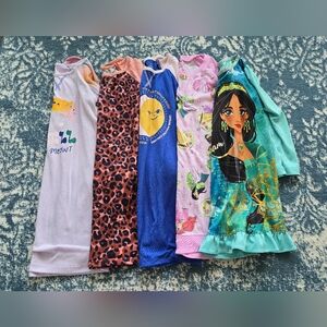 Girls Nightgown Bundle Lot Size 6